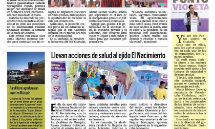 Portada RCG Carbonífera [6 de septiembre de 2025] DIF Coahuila realiza la pasarela ‘Entre Hilos y Tintos’; llevan acciones de salud al ejido El Nacimiento y más..