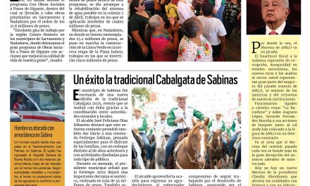 Portada RCG Carbonífera [9 de septiembre de 2025] Manolo Jiménez detona obras en todo Coahuila; Realizan con éxito en Sabinas la Cabalgata 2025 y más…