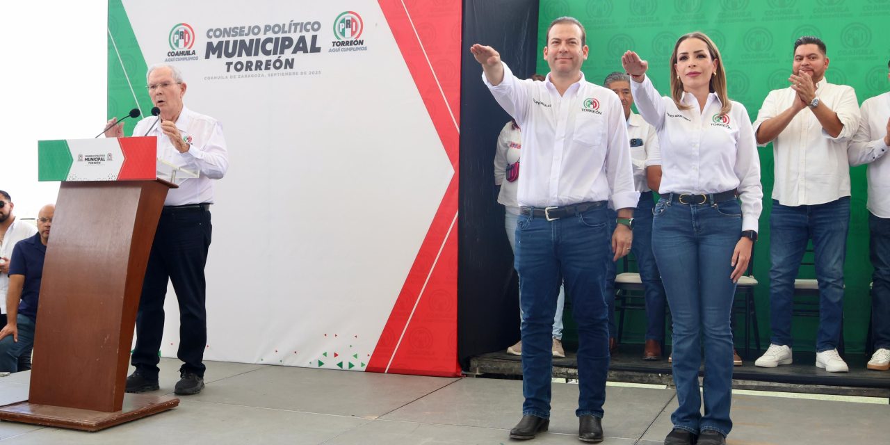 Demuestra PRI músculo en toma de protesta en Torreón