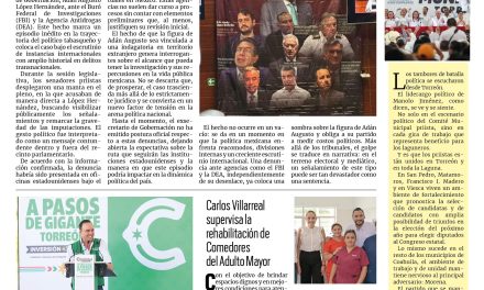 Portada RCG Centro [25 de septiembre de 2025] Bancada del PRI denuncia a Adán Augusto ante el FBI y la DEA; Manolo Jiménez implementa más obras sociales en todo Coahuila y más…
