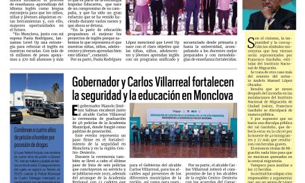 Portada RCG Centro [26 de septiembre de 2025] Manolo Jiménez da inicio al programa Level Up; gobernador y Carlos Villarreal fortalecen la seguridad y la educación y más…