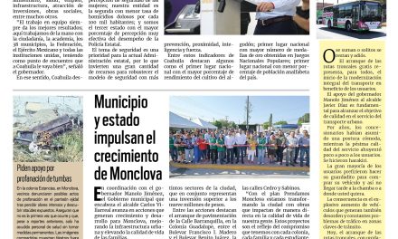 Portada RCG Centro [29 de septiembre de 2025] Coahuila se coloca como uno de los estados más competitivos; municipio y estado impulsan el crecimiento de Monclova y más…