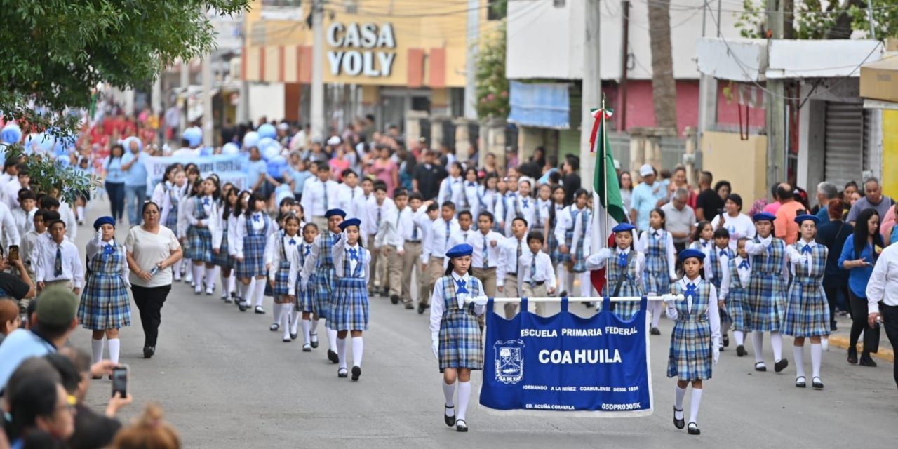 Todo listo para el desfile de Independencia en Acuña