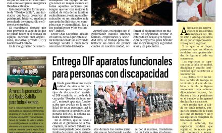 Portada RCG Fronteriza [30 de septiembre de 2025] Gobierno de Coahuila e IP iluminan la Catedral de Santiago Apóstol; entrega DIF aparatos funcionales para personas con discapacidad y más…