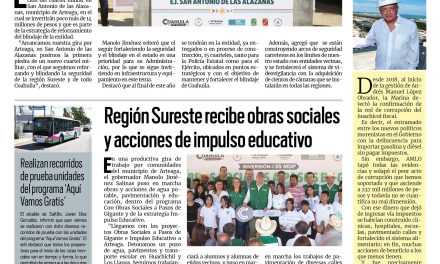 Portada RCG Media [27 de septiembre de 2025] Manolo Jiménez da inicio a la construcción de un nuevo cuartel militar; región Sureste recibe obras sociales y acciones de impulso educativo y más…