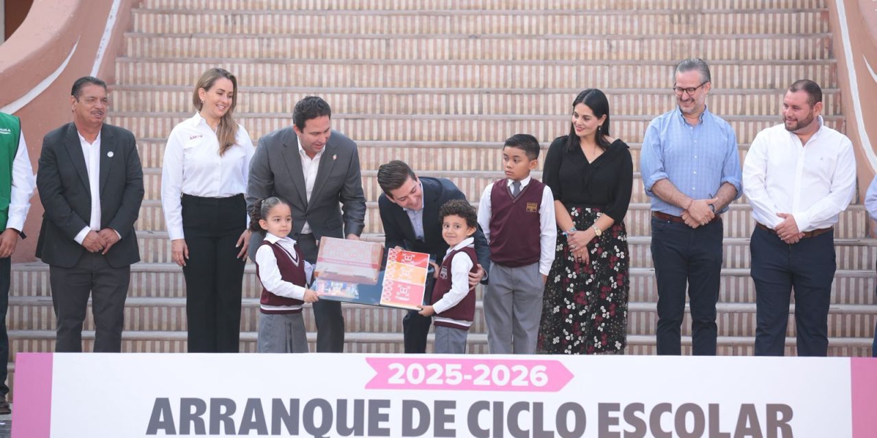 Inicia con éxito el nuevo ciclo escolar en Coahuila