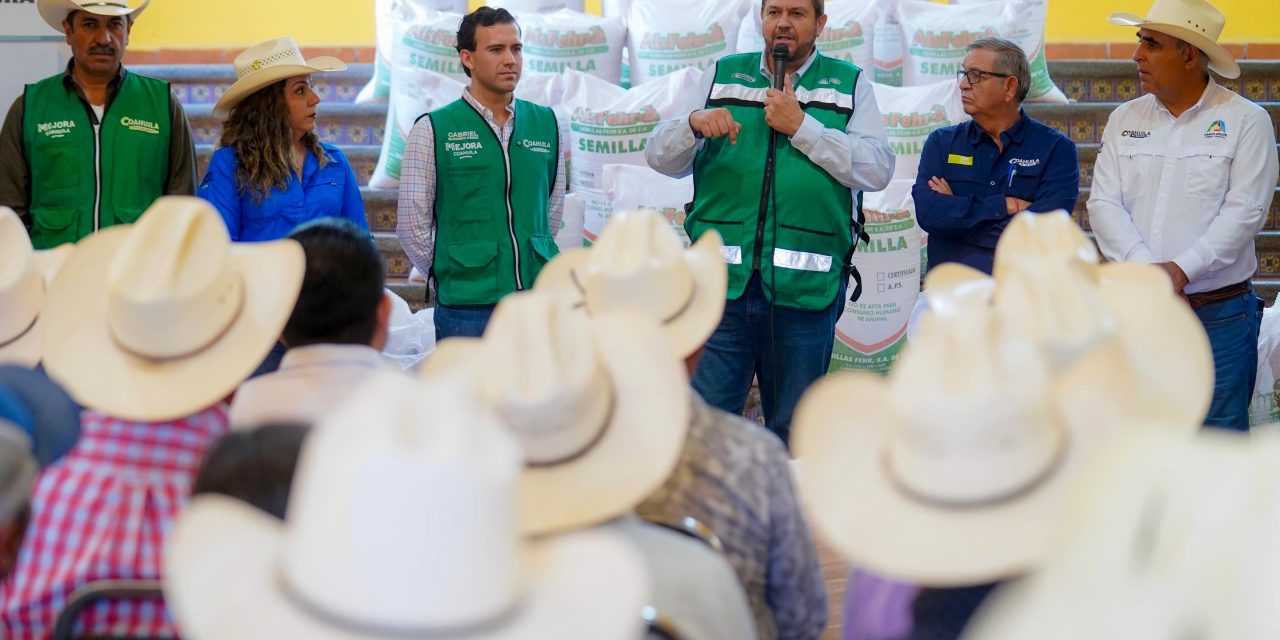 Da inicio el programa Semilla Forrajera de Avena en Ramos Arizpe