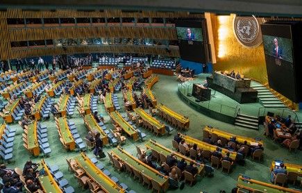 Abandonan delegados de países la Asamblea General de la ONU  a la llegada de Netanyahu