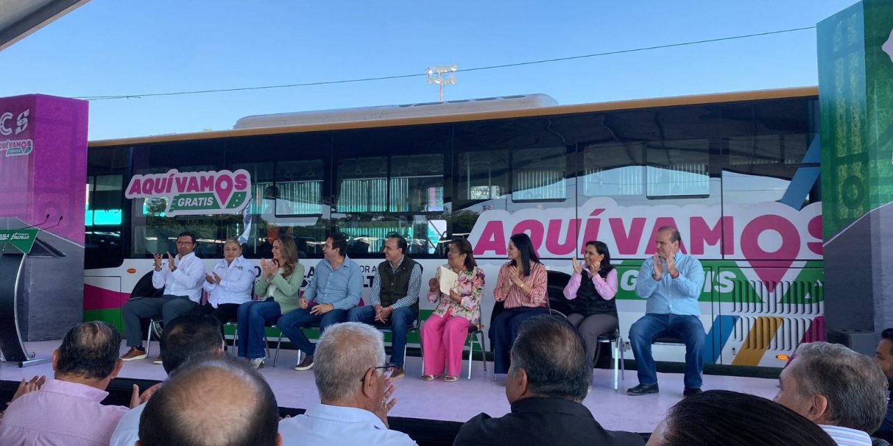 Manolo Jiménez da el banderazo de salida del programa ‘Aquí Vamos Gratis’