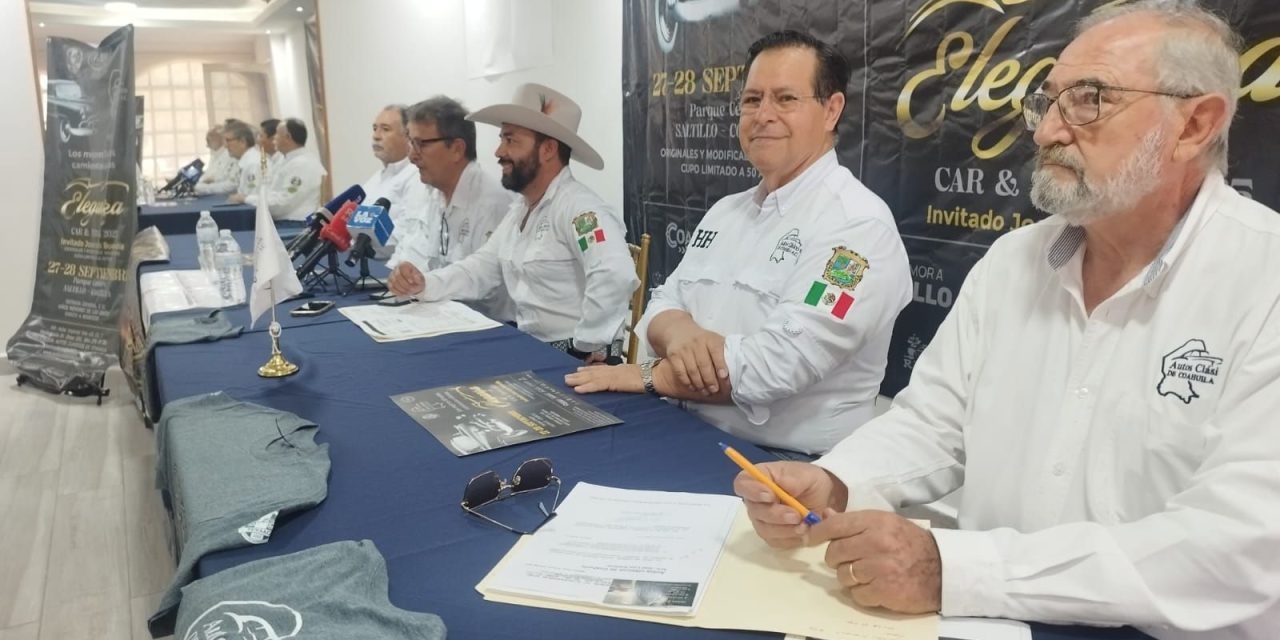 Anuncian 3a edición de ‘Eleganza Car Truck 2025’ en Saltillo
