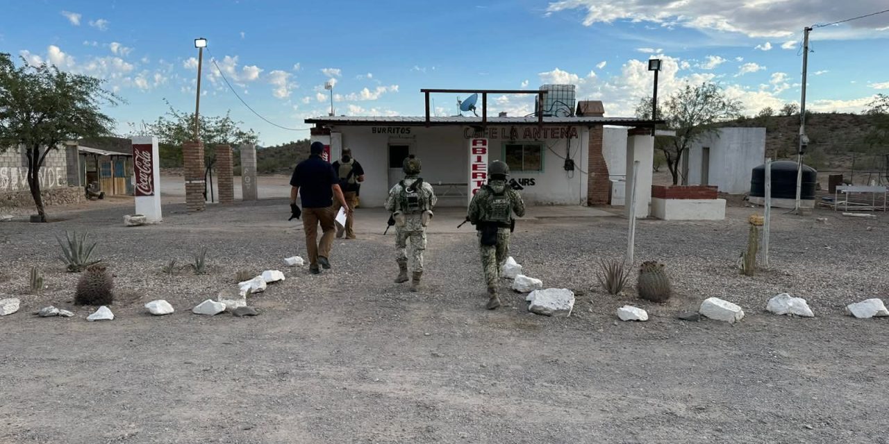 Catean restaurante en Sonora y aseguran 40 litros de hidrocarburo