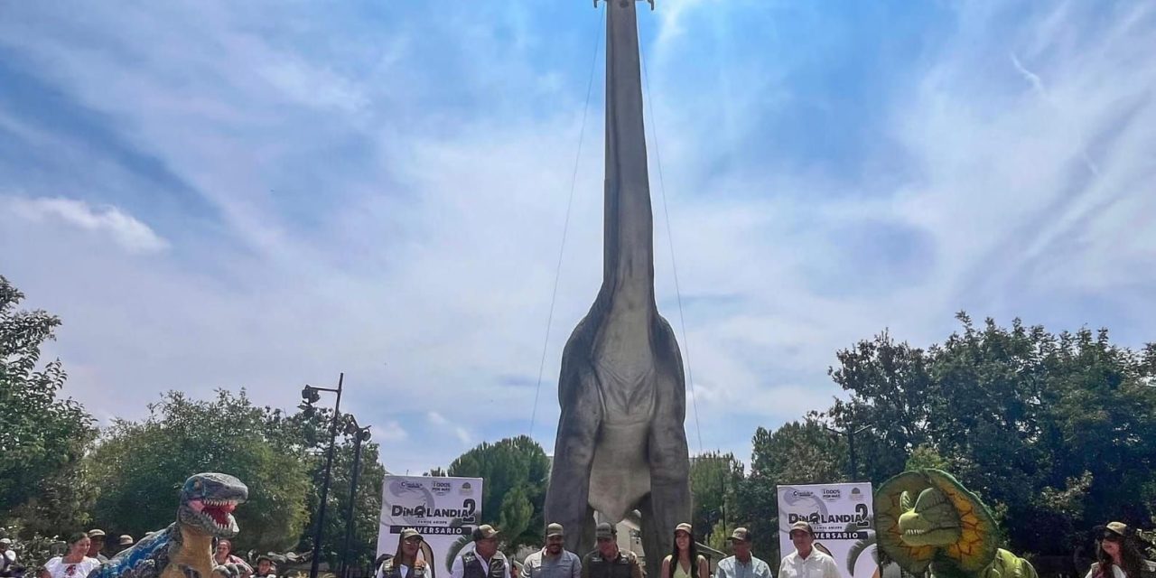 Dinolandia cumple 2 años en Ramos Arizpe