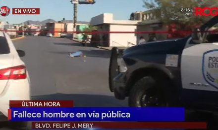 Saltillo: Muere hombre en medio de la calle sobre el bulevar Felipe J. Mery