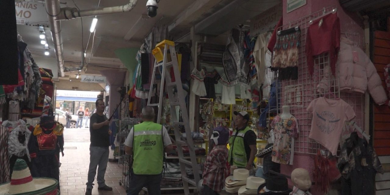 Instalan cámaras de videovigilancia en el Mercado Juárez