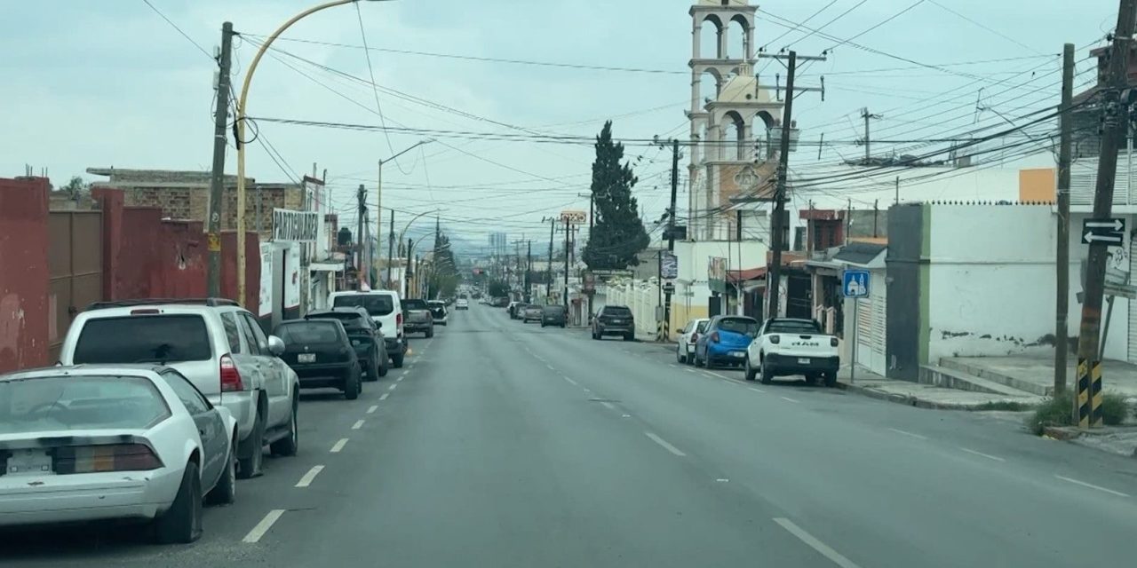 Lucieron vacías las calles de Saltillo
