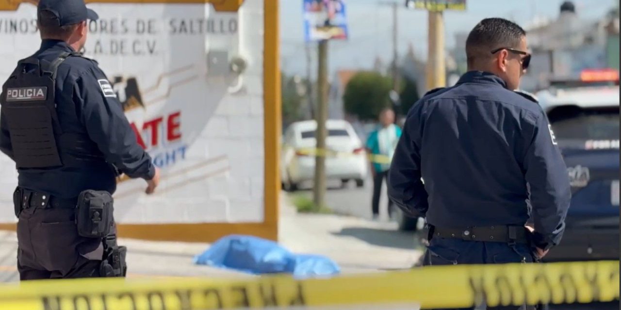 Muere hombre en situación de calle en pleno Centro de Saltillo