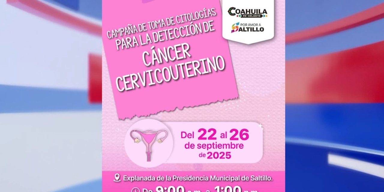 Realizarán mastografías y citologías de manera gratuita en Saltillo