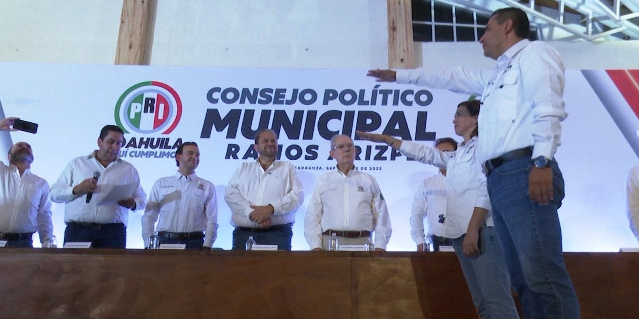 Renuevan dirigencia municipal del PRI en Ramos Arizpe