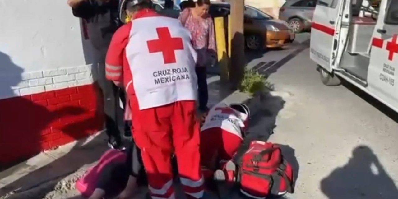 Una mujer resulta lesionada tras ser atropellada en el centro de Saltillo