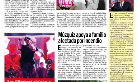 Portada RCG Carbonífera [12 de octubre de 2025] Lleva DIF Coahuila gran programa de lentes; Conmemoran el Día del Río Sabinas y más…