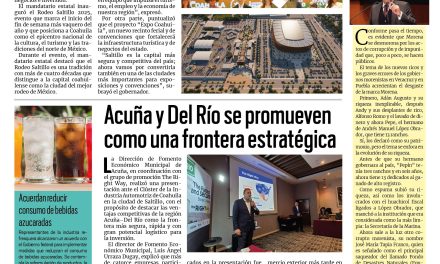 Portada RCG Fronteriza [17 de octubre de 2025] Manolo Jiménez presenta el proyecto ‘Expo Coahuila’; Acuña y Del Río se promueven como frontera estratégica y más…