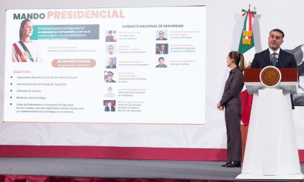 Presidenta Claudia Sheinbaum apunta disminución de homicidios dolosos