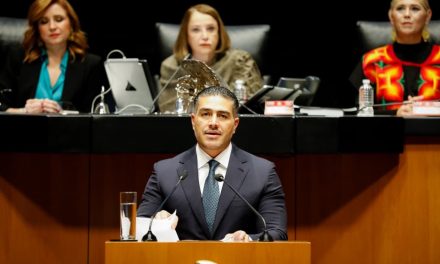Omar García Harfuch comparecen ante el Senado
