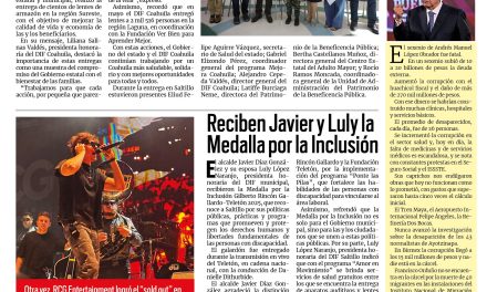 Portada RCG Media [12 de octubre de 2025] Lleva DIF Coahuila gran programa de lentes; Inaugura Tomás Gutiérrez el Torneo Interprepas 2025 y más…