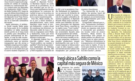 Portada RCG Media [24 de octubre de 2025] Estalla Mejía por perder contratos de carbón y agrede a diputados; programa ‘Mujeres Pa’delante’ empodera a las coahuilenses y más…