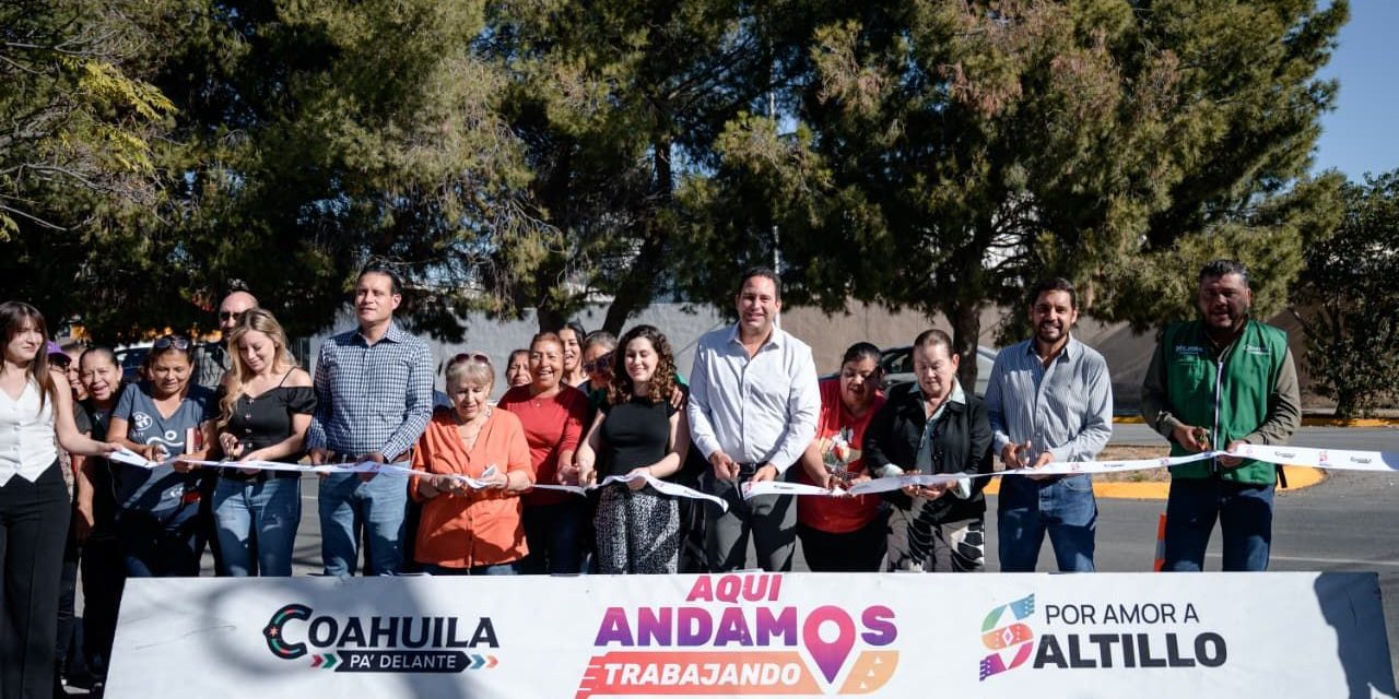 Javier Díaz entrega nueva obra de repavimentación