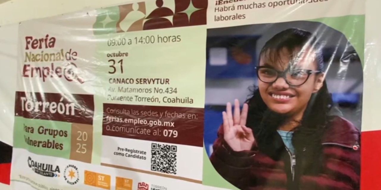 Anuncian Feria de Empleo en Torreón