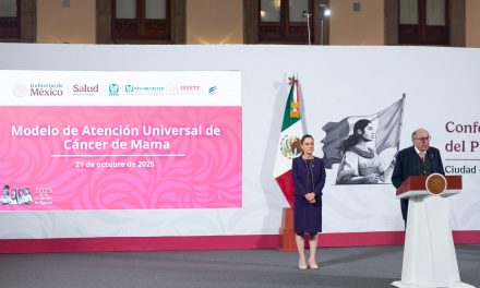 Sheinbaum lanza modelo de atención universal contra el cáncer de mama; será un tratamiento sin importar derechohabiencia