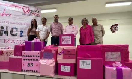 Brindan acompañamiento CETis 48 a la asociación civil Ayuda Rosa
