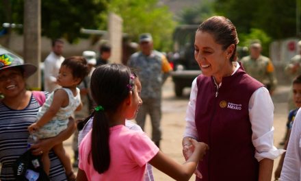 Sheinbaum visita Pantepec, Puebla, para supervisar apoyos a damnificados por lluvias