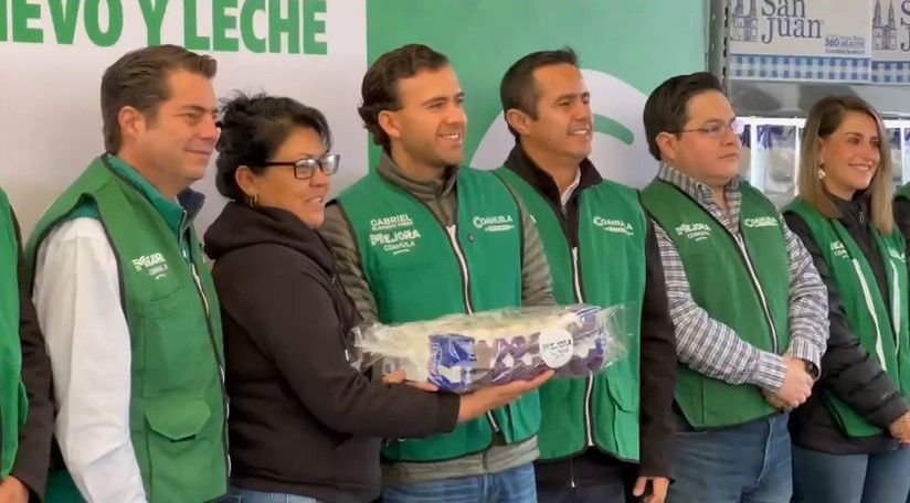 Saltillo: Arranca programa alimentario Entrega de Leche y Huevo