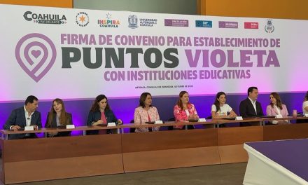 Llegan Puntos Violeta a escuelas de Coahuila
