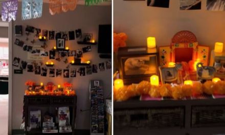 Veterinaria en Estados Unidos ‘se vuelve mexicana’ y crea ofrenda del Día de Muertos para honrar a sus mascotas