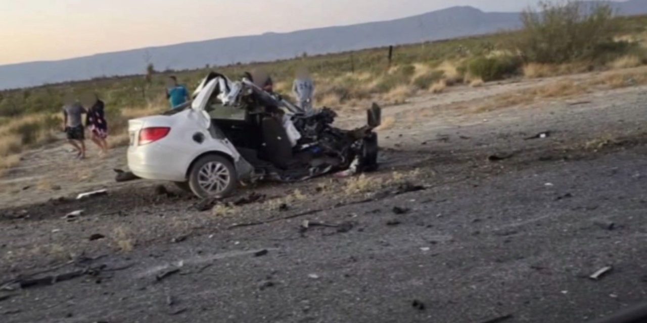 Muerte en la carretera Saltillo- Torreón… un hombre falleció tras choque frontal