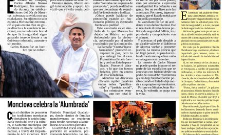 Portada RCG Centro [3 de noviembre de 2025] Inseguridad del país cobra la vida de un héroe en Uruapan; Monclova celebra la tradicional ‘Alumbrada’ en honor a los fieles difuntos y más…
