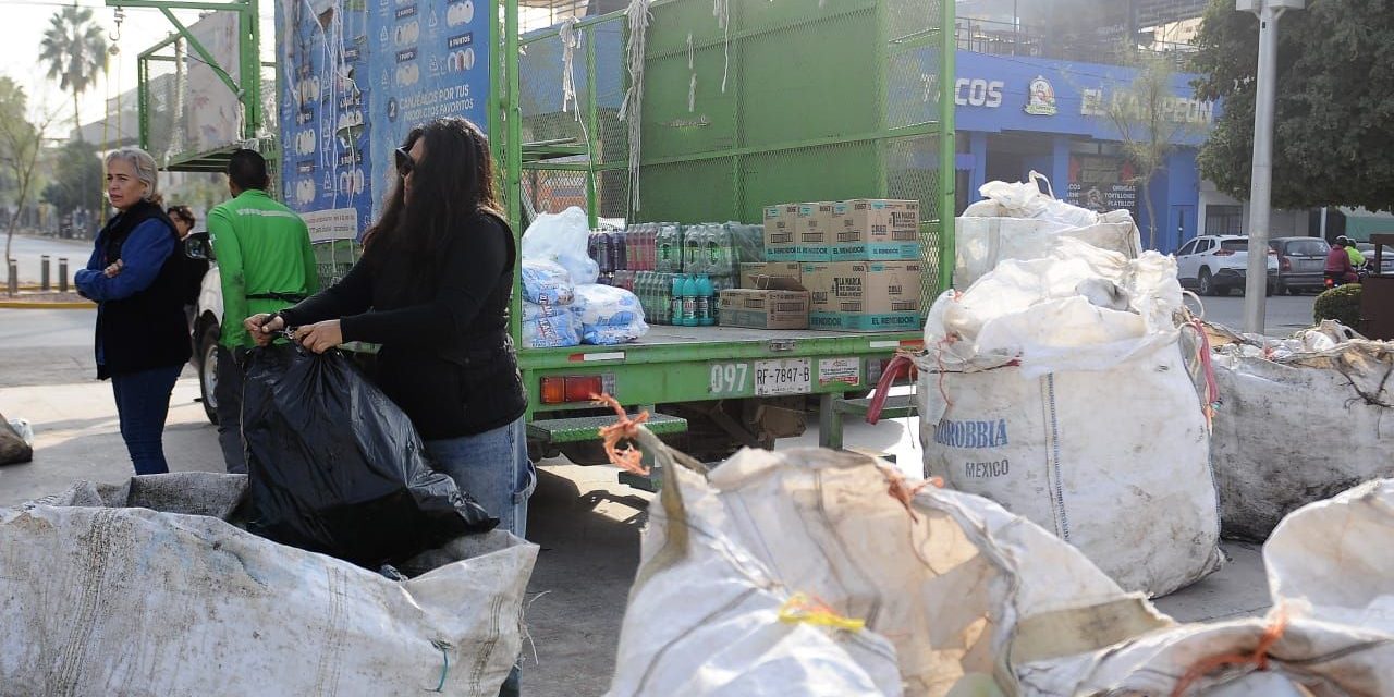 Recolectan más de 3 mil productos reciclables en Torreón