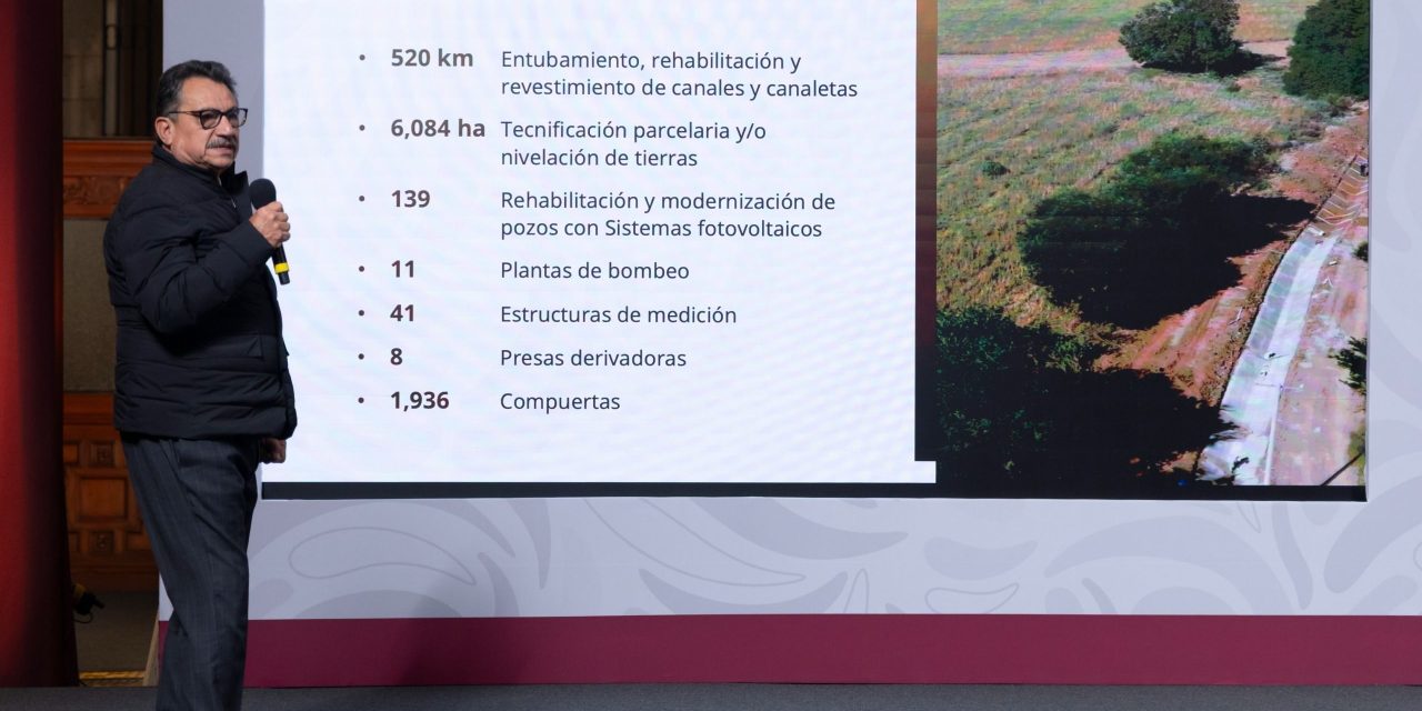 Avanza el Programa Nacional de Tecnificación de Riego
