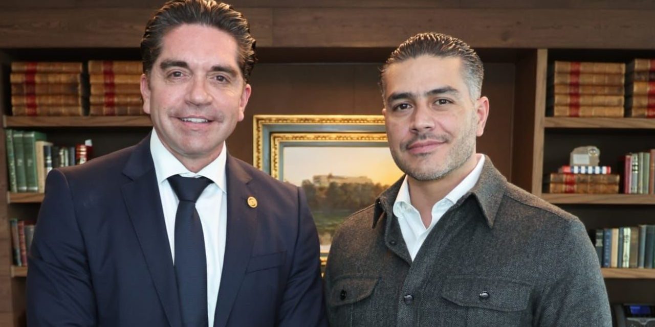 Se reúne Luis Fernando Salazar con Omar García Harfuch