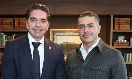 Se reúne Luis Fernando Salazar con Omar García Harfuch