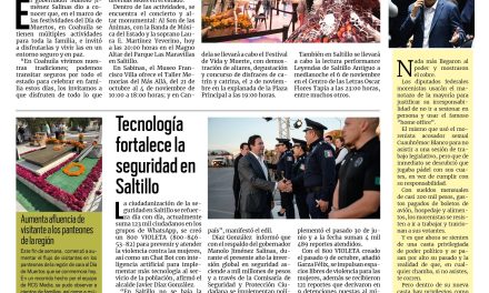 Portada RCG Media [2 de noviembre de 2025] Vivamos en familia nuestras tradiciones: Manolo Jiménez; Cierran actividades por el Mes Rosa en Ramos Arizpe y más…