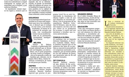 Portada RCG Media [27 de noviembre de 2025] Estamos construyendo un mejor Coahuila: Manolo Jiménez; Javier Díaz entrega adecuación vial en Fundadores y Colosio y más…