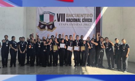 Alumnos del CBTis 97 destacan a nivel nacional en coro y banda de guerra