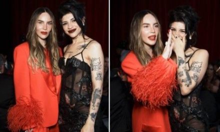 ¡Tiembla Nodal! Cazzu y Belinda  nos regalan el encuentro más esperado con un abrazo en entrega de premios