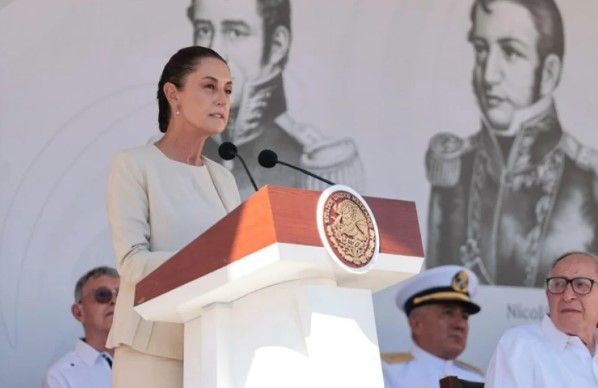 Sheinbaum llama al pueblo a defender la soberanía: ‘No triunfa quien busca apoyo extranjero’