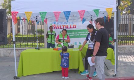 Disfrutan familias saltillenses de la Ruta Recreativa