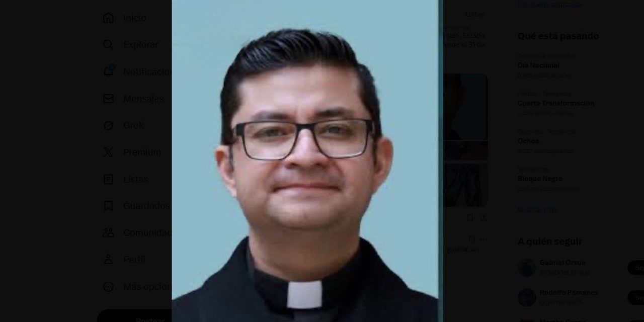 Escort le dio clonazepam a sacerdote Ernesto Hernández; lo robaron y luego otra persona lo golpeó hasta la muerte